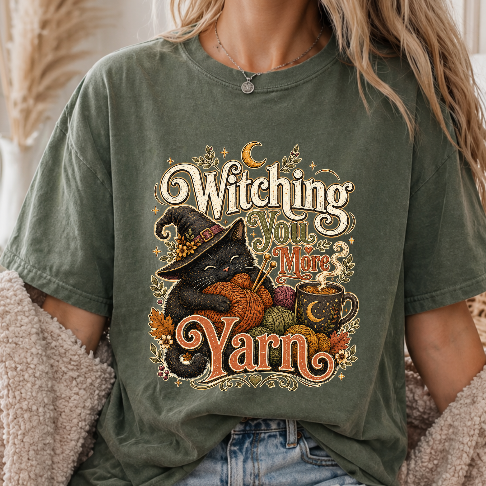 Crochet Witch Club witchy crochet shirt by Softstead